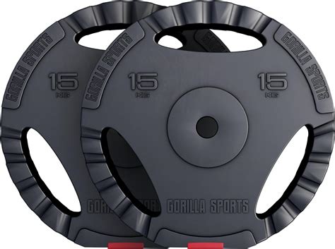 Gorilla Sports Dischi Pesi Peso A Scelta Kg Kg Kg Kg Kg