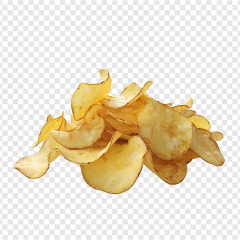 Pile Of Crispy Potato Chips Premium Ai Generated Psd