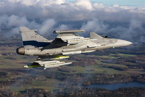 Gripen E Flies With Meteor Missile Blog Before Flight Aerospace And