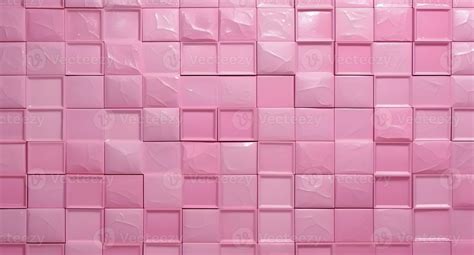 Pink square mosaic tiles, modern texture background. 27288474 Stock ...