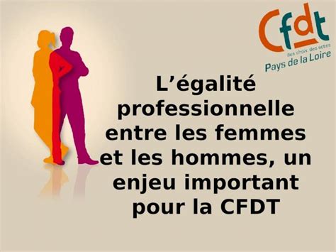 Ppt Légalité Professionnelle Entre Les Femmes Et Les Hommes Un Enjeu