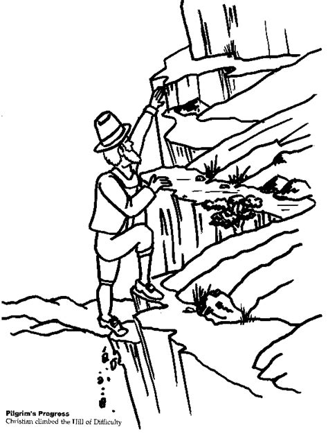 Pilgrims Progress Coloring Pages