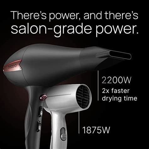 Professional 2200w Ionic Salon Hair Dryer Professional Blow Dryer Lightweight Travel