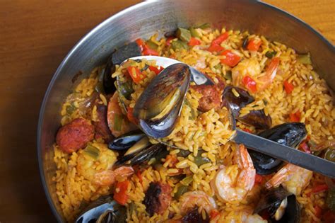 Spanish Recipe: Chorizo, Shrimp & Mussel Paella | 12 Tomatoes