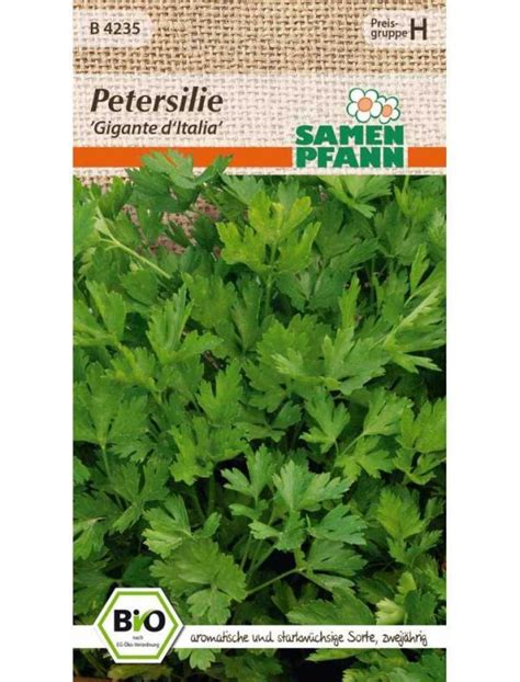 Bio Petersilie Gigante D Italia Lemo Gartendesign