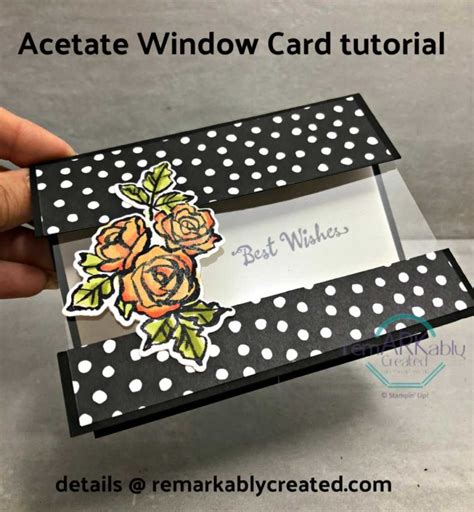 Simple Acetate Window Card Featuring Petal Palette Artofit