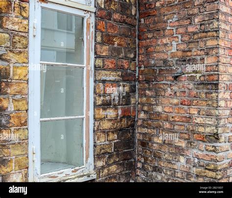 Very Old Brick Wall Textures At Different Historical Buildings Stock