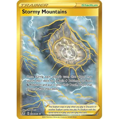 Verified Stormy Mountains Secret Rare Evolving Skies By Pokemon