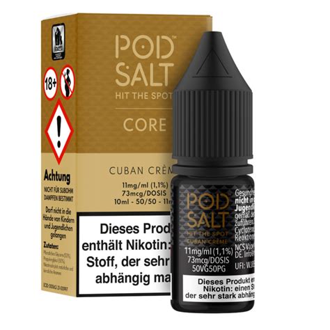 NEUE GESCHMÄCKER POD SALT Nikotinsalz Liquids 10 ml 11 mg 20 mg