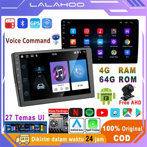 Jual With Cooling System LALAHOO 4G 64G Android 13 Head Unit 7 9 10