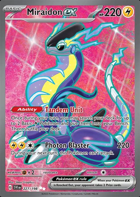 Miraidon ex Pokemon Cards Price Guide - Sports Card Investor