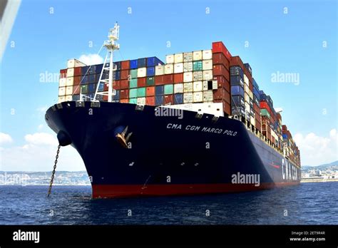 EDITOR S NOTE Archive Picture The CMA CGM Marco Polo Container Ship