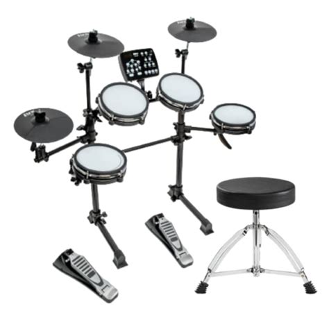 Lyxjam 7 Piece Electronic Drum Set Adult Professional Electric Drum