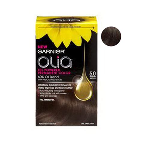 Garnier Olia Oil Powered Permanent Haircolor Medium Brown 5 0 1 Kit