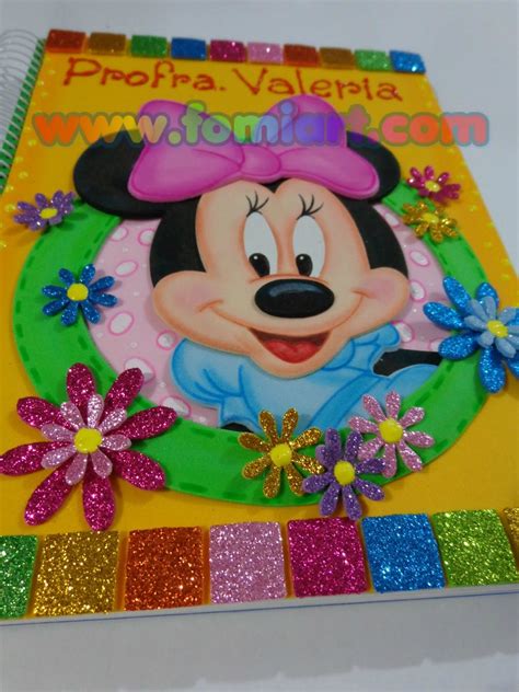 Fomiart Libreta Decorada Minnie Mouse Tama O Profesional