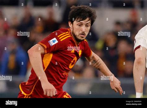 Sardar Azmoun Of Roma Is Playing During Serie A Soccer Match As Roma