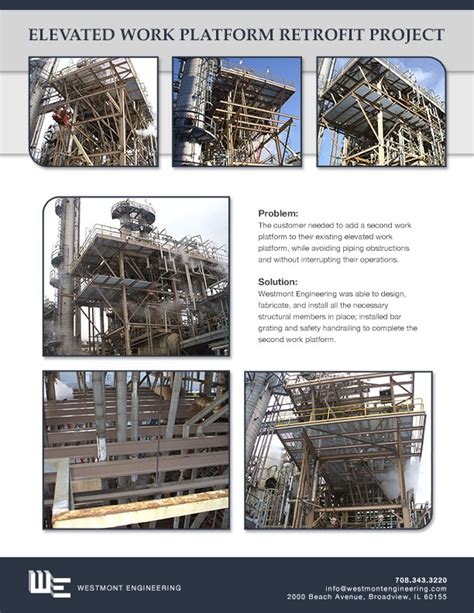 Elevated Work Platform Retrofit Project Westmont Engineering