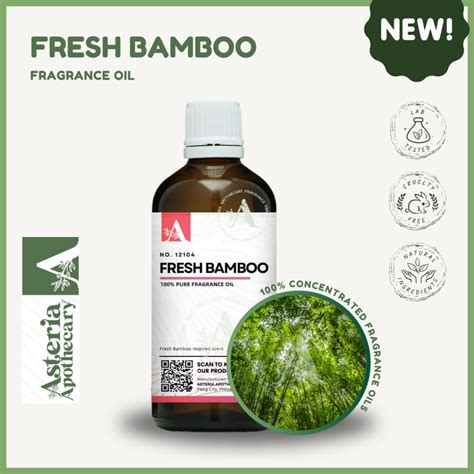 Fresh Bamboo Fragrance Oil 30mL 100mL Asteria Apothecary Shopee