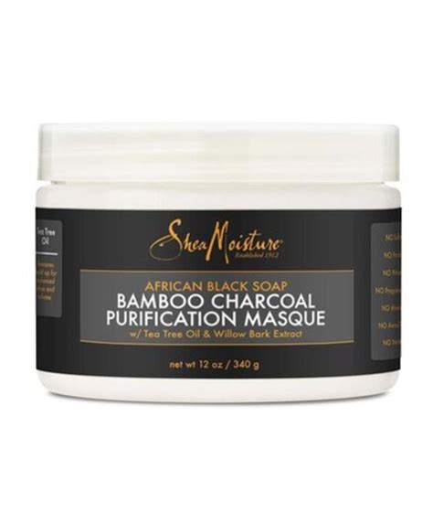 African Black Soap Bamboo Charcoal Purification Masque S