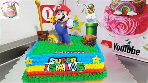 Pastel De Mario Bros Mario Bros Cake Pastel En Plancha De Mario