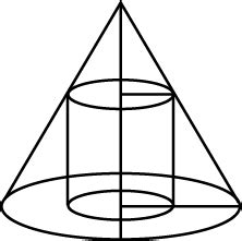 A Right Circular Cylinder Is Inscribed In A Cone Show That The Curved