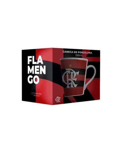 Caneca Porcelana Flamengo 290ml