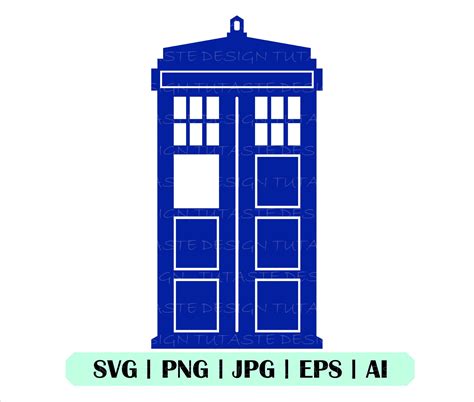 Printable Tardis Stencil