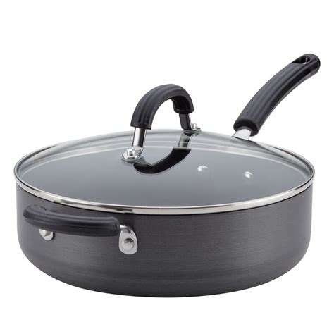 Circulon 4 qt. Hard Anodized Nonstick Saute Pan with Lid | Wayfair