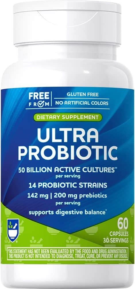 Rite Aid Ultra Probiotic 50 Billion Cfu 60 Capsules 14