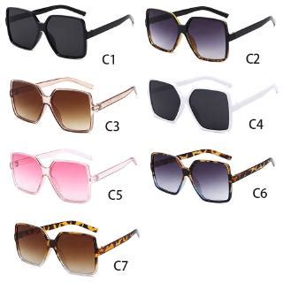 Gafas De Sol Cuadradas Cl Sicas Para Mujer Moda Retro Negro Leopardo