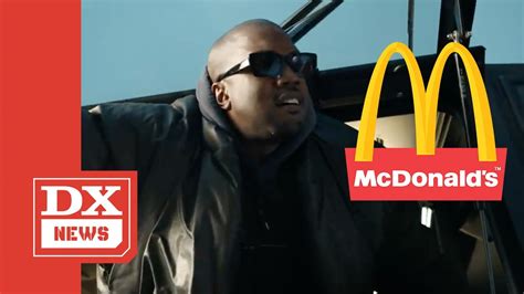 Kanye West Shares Mcdonalds Super Bowl Commercial As He Continues