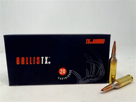 Texas Ammo 22 Creedmoor Ammunition Rtxa22c80eldm 80 Grain Eld M Ballistx 20 Rounds