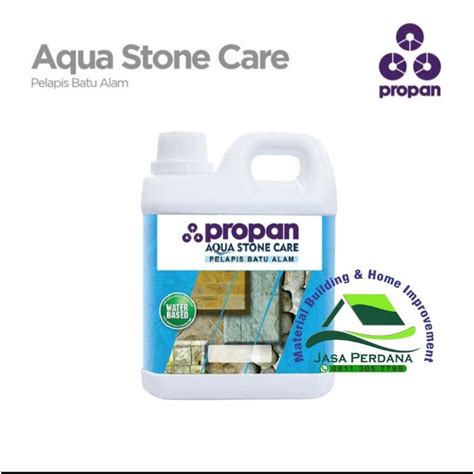 Jual Propan Aqua Stone Care Cat Batu Alam Water Based 1 Liter Shopee