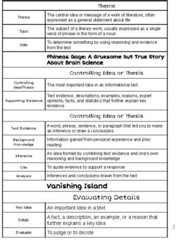 Studysync Th Grade Ela Skills Vocabulary Unit By Texas Middles