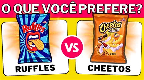 O Que Voc Prefere Edi O Comidas Jogo Das Escolhas Youtube