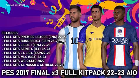 Pes Final X Full Kitpack Season Aio Youtube