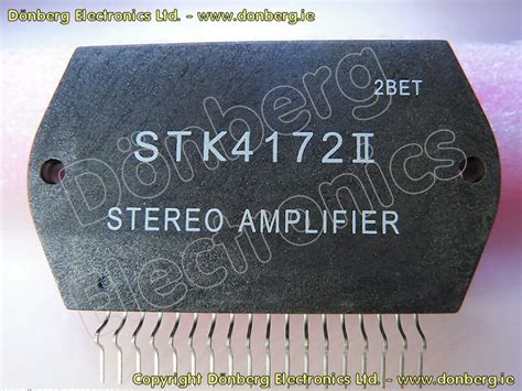 Semiconductor STK4172 II STK 4172 II 2 CHANNEL AF POWER AMPLIFIER