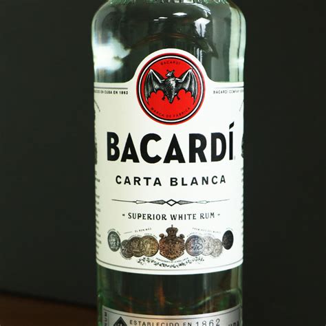 原装百加得白朗姆酒白朗姆酒烘培鸡尾酒基酒40度bacardi洋酒750ml 虎窝淘