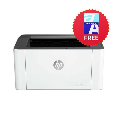 HP Laser 107w Wireless Office Printer 4ZB78A With Double A A4 Size ...