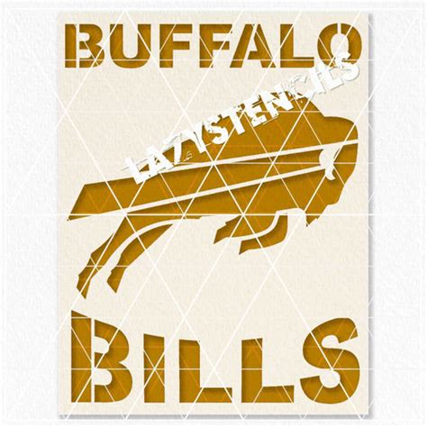 BUFFALO BILLS STENCIL