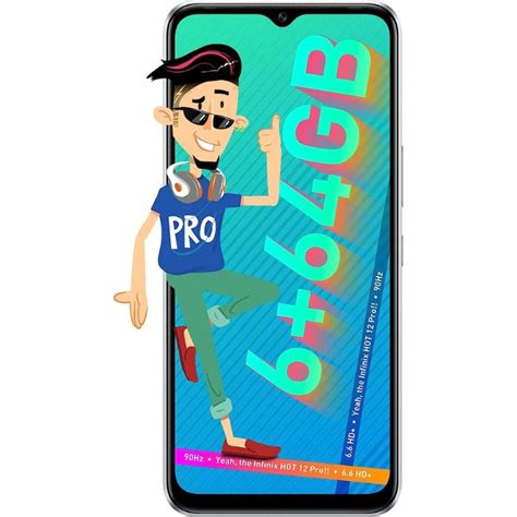Infinix Hot Pro GB GB Halo White Price In India