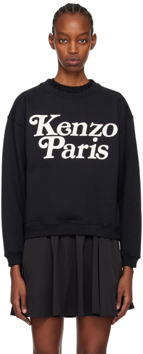 Kenzo Pull molletonné noir à logo édition VERDY SSENSE France