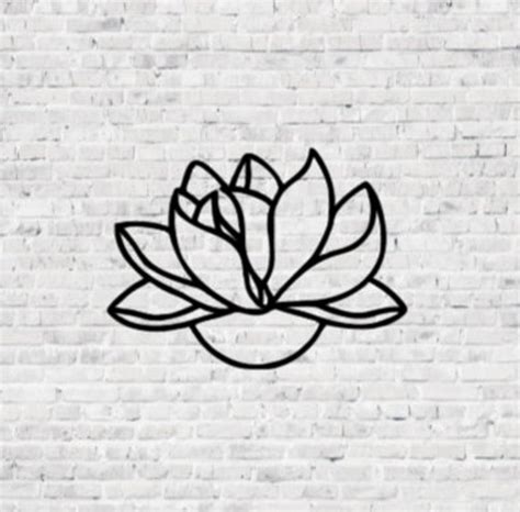 Lotus Flower Decal Lotus Flower Car Decal Car Decal Etsy