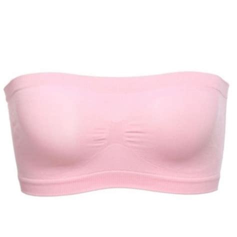 Buy Boob Nude Crop Tube Tops Strapless Cropped Strapless Bras Crop Tops