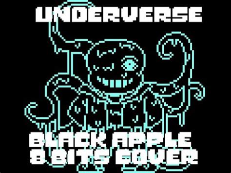 Black Apple 8 Bits Cover Underverse Nightmare Sans Theme Cover Made