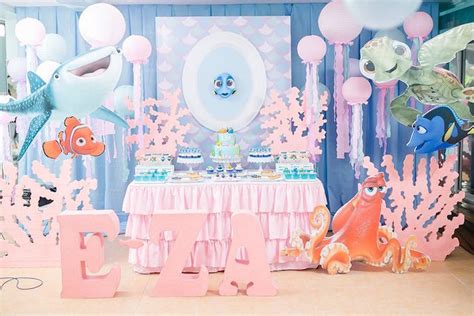 Karas Party Ideas Finding Dory Birthday Pool Party Karas Party Ideas