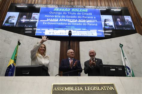 Governador Participa Da Entrega Do T Tulo De Cidad Honor Ria Do Paran