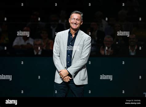 Paris, France. October 31, 2022, Andrea Gaudenzi ATP president during ...