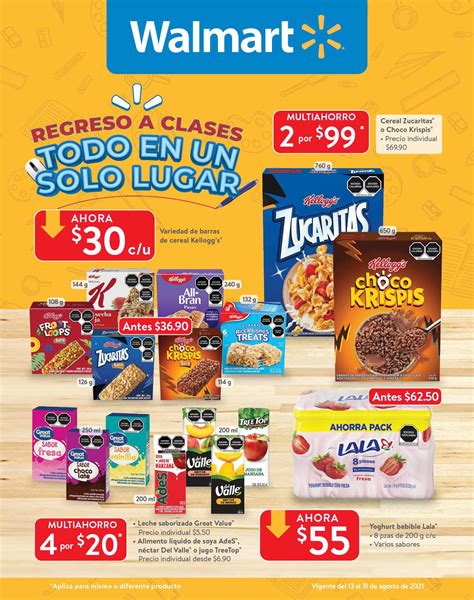 Folleto Walmart Ofertas Del Al De Agosto