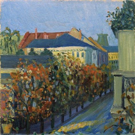 Gabriele Münter Vista desde la casa del hermano de la artista Bonn